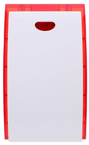 WATIIFUFU Sirene Alarme Exterieure 12v, Sirène de Sécurité Sonore et Lumineuse en Plastique, Détection Intelligente, Usage Continu Extérieur pour Bateaux et Camping-Cars