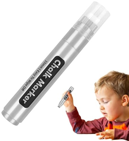 Kritpennor | 15 mm målarpenna - Flytande tavlamarkörer | raderbar kritapenna för whiteboard, fönster, glas, svarta tavlan, svarta tavlan