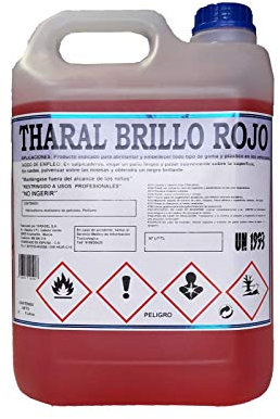THARAL Brillo SALPICADEROS, Gomas Y NEUMÁTICOS (5Litros)