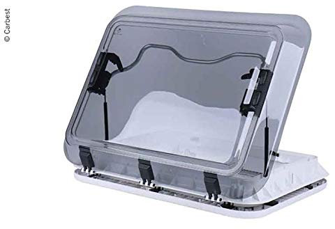 carbest Dachhaube 70x50cm mit Zwangsbelüftung, Haube: Abgetöntes Acrylglas (9329318540)