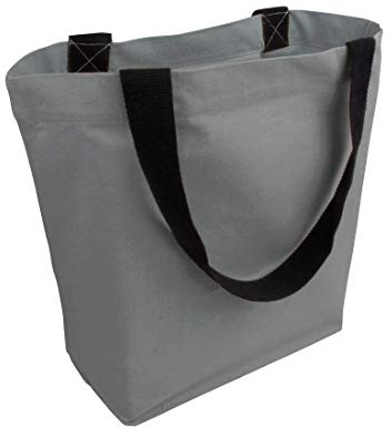 Cottonbagjoe borsa spaziosa ed elegante | con tasca interna, cerniera e fondo largo | borsa in tessuto di cotone borsa shopper borsetta | certificato Oeko-Tex 100 Standard