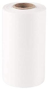 Hojas antiadherentes de 10 cm x 50 m con revestimiento de silicona para tartas, carne, verduras, color blanco