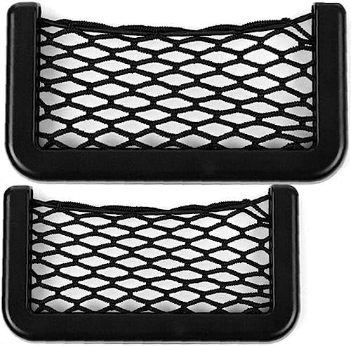 2 pezzi tasca per auto auto porta smartphone organizer universale per auto in rete accessori interni auto, normale
