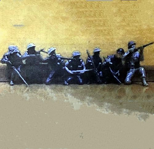1/35)WWII British Soldiers Resin Figure Kit Unpainted and Unassembled Miniature Resin Model Parts (7 Persons) // V9D3O-7