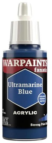 The Army Painter, Warpaints Fanatic Ultramarinblau, einzelne Acrylfarben, Miniatur-Hobby-Malerei, hochwertige Farbe für Miniatur-Wargaming