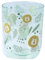 PARSA Beauty Zahnputzbecher Kids Safari – Blauer Zahnbürstenbecher mit süßen Safari-Prints – Hygienisch, praktisch, leichte Reinigung, stilvoll für Kinder – Fassungsvermögen 200 ml – 6,5 x 6,5 x 8 cm