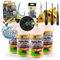 Zite Fishing Mighty Mag Floating Starter-Edition | Zubehör fürs Passiv-Angeln | 48 Stück Bienenmaden-Imitate | Knoblauch & Käse Flavour | Aufsteigender Forellenköder | Made in Germany