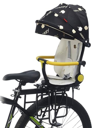 Otbushit Siège de vélo pour Enfant, siège de vélo arrière sûr et Confortable avec Inclinaison réglable, Conception Pliable pour Un Rangement Facile,
