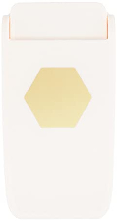 Vaessen Creative Heavy Duty Craft Punch - Hexagon - 3,75 x 3,75 cm Hole Punch - Cutter for Shrink Paper, Card Making, and Crafting, Pin