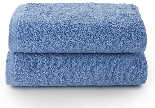 Top Towel - Plus - Große Badetücher - Badezimmerhandtücher - 2 Hand- oder Waschbeckenhandtücher - 50x100 cm - 100 % Baumwolle - Lavendel