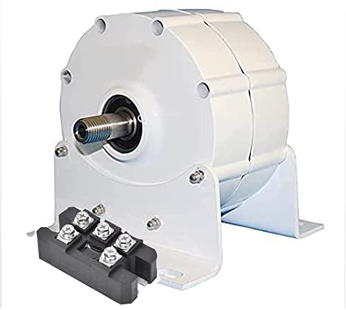 WANGYONGQI Leggero Generatore di magneti permanente senza ingranaggi da 9000W 110 V/220 V Generatori di alternatore AC a bassa velocità con uso per la turbina dell'acqua e a vento (con raddrizzatore)