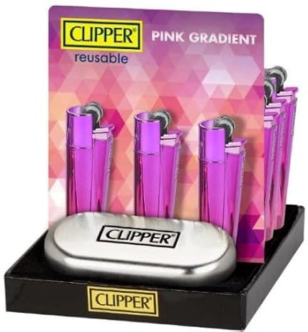 Weedness Clipper 1 x Accendino Sfumato Rosa Edizione Speciale - Clipper Edizione Limitata