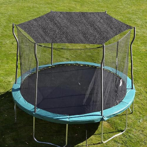 Trampolin Sonnenschutznetz, Ø 183 244 305 366 427 cm Trampolin Sonnenschutz Abdeckung, Sonnenschutz Trampolin Zelt Abdeckung, UV-resistent Trampolin zubehör