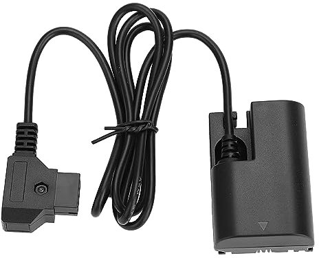 DRE6 mâle vers LPE6N Câble adaptateur de batterie pour appareils photo léger et avec protection contre les surtensions, convient pour 5D2 6D 7D Excellent accessoire pour les photographes reflex