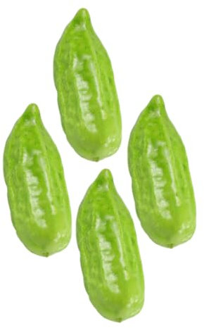 OSOLADY 4pièces Modèles De Bitter Gourd Mousse Décoration Végétale Artificielle Accessoires De Simulation pour Enseignement Et Décor Intérieur