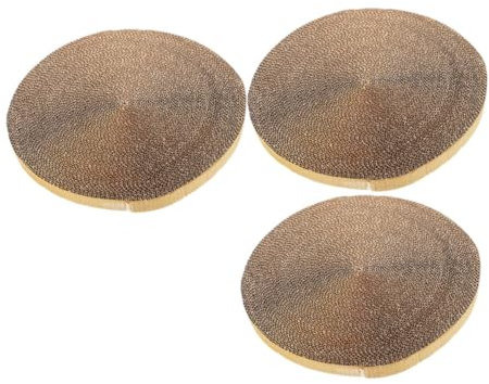 Happyyami 3stücke Katzen Kratzbrett Ersatzpapiere Strapazierfähige Wellpappe Für Kätzchen Wiederverwendbare Kratzunterlage Für Zuhause Und Langlebig Für Katzenkrallenpflege Und Spiel