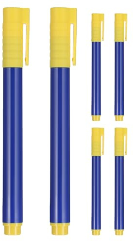 KITCHENKARATLY 6pcs Money Pen - Water-Based Security Marker Pen for Verifying Cash - Bill Checker for Retail Office Quick Currency Detection - Fake Tester