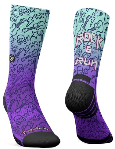 Jungle Socks Elite Series - Calze ad Alte Prestazioni per Running, Traspiranti, Compressive e Rinforzate.