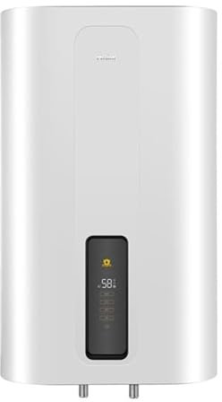 Haier ES50V-TF7W - Calentador de agua eléctrico, Wi-Fi, 50 litros, ultracompacto, ahorro de energía, pantalla inteligente, instalación en múltiples posiciones (vertical/horizontal), modelo 25001110Y