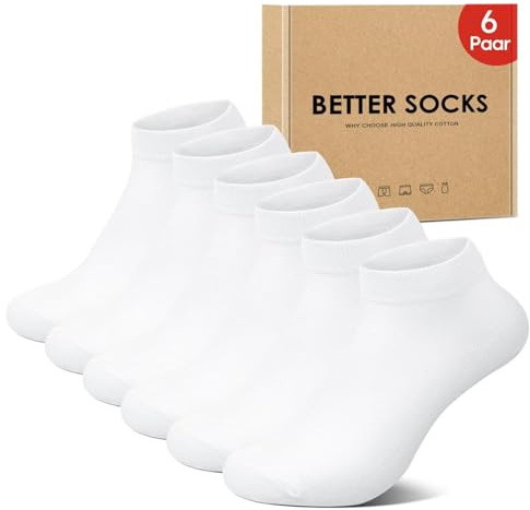 IceReco 6/10 par sneakers strumpor för män och kvinnor, bomull korta sportstrumpor löparstrumpor anti-svett andas kvartsstrumpor