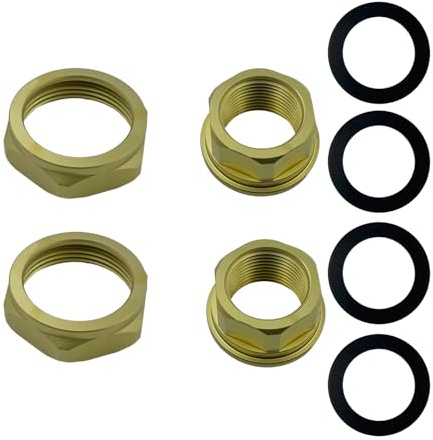 upmbzie 125 Bronze Union Flange 529912 3/4 NPT Connection Includes Nuts Gaskets and Adapters Compatible with 125 Union Pumps