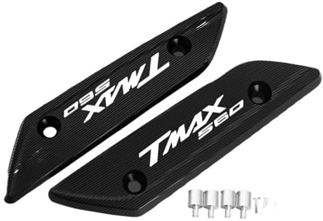 HUISI Tappo for eliminatori di specchietti azionati dal parabrezza adatto for TMAX 560 TECH MAX 2022 2023 2024 Copertura del foro dello specchio motociclo(Black TMAX 560)