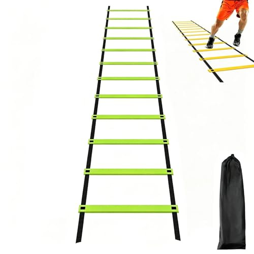 ActSo Sports Agility Ladders,Training Ladder Agility Ladder,Football Training-Ladder,Speed&Agility-Training-Equipment,With Portable Storage Bag,Enhance Footwork Quickness Coordination