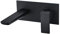 Dara Bathroom Solid Brass Wall Mounted Basin Sink Mono Single Lever Hot Cold Mixer Tap– Matt Black