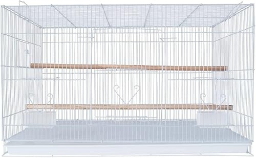 JOLUCE Original Bird Cage Parakeet Cage Large Spacious Wrought Iron Parrot Cage, Foldable Large Bird Cage for Pet Store, Bird Villa with Breeding Port