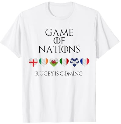 Soutenez votre nation, le rugby arrive, supprters humoristiques T-Shirt