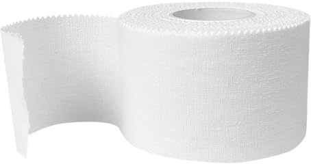 1 Rollo de Cinta Adhesiva Deportiva Blanca Sport Tape 100% Algodón 3,8 cm x 10 m | Fútbol, Baloncesto, Voleibol, Escalada