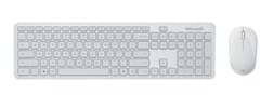 Microsoft QHG-00040 Bluetooth Mouse e Tastiera Set per Desktop, Bianco (Ricondizionato)