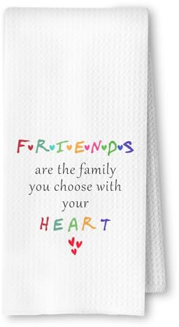 ArtisaEura Friends Gifts Kitchen Towels, Best Friend Bestie Gifts for Women Dish Tea Towels for Kitchen, Friendship Gifts for Women Friends Hand Towels for Bathroom, 16x24 Inches