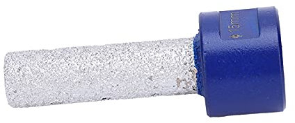 Polished Reaming Drill, Dry Bit Thread Milling Cutter Straight Shank Brazed Aperture Polishing Reaming Drill (15cm)