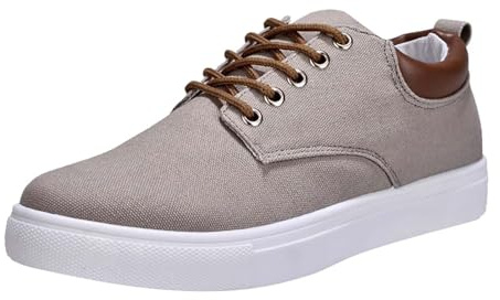 Generisch 2026 Uomo Scarpe da Trekking Basse in Tela con Lacci, Scarpe da Tempo Libero alla Moda, Scarpe Estive Uomo 27, grigio., 42 EU