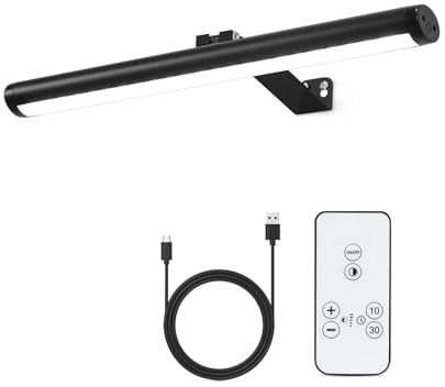 YVAAASIYC Luz LED de pared moderna, lámpara Mural regulable, focos línea Led aluminio inalámbricos recargables por USB for iluminación pinturas y cuadros