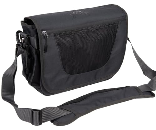 Fox Rage Sac à bandoulière | Sac à leurre de pêche au brochet | Tissu durable | Bandoulière simple rembourrée | Porte-pince | Fermetures éclair robustes avec tirettes faciles à saisir | 34 cm x 25 cm