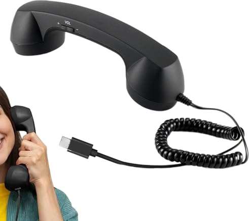 Telefonlur för Mobiltelefon 3,5 mm Jack Retro Handhållen Telefonlur