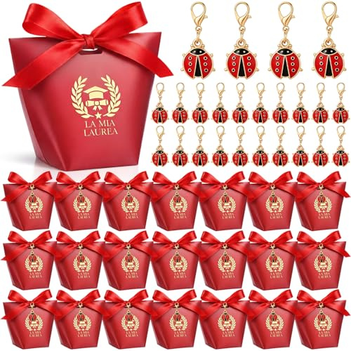 BBTO 30 Set Scatoline Portaconfetti Laurea Regalo per Festa di Laurea