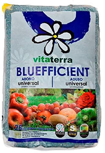 Vitaterra Abono Azul Universal Granulado 10/10/20 - Saco 25 kg - Ref: 25250