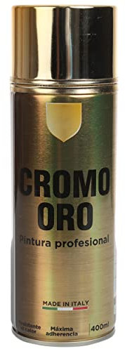 H HANSEL HOME Pintura Spray Especial Efecto Oro Cromado 400 Ml