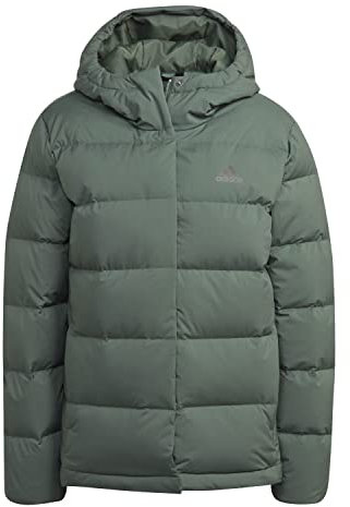 adidas Damen Helionic Daunenjacke, Green Oxide, S