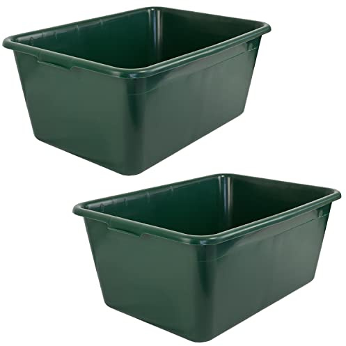 Petigi Bañera Universal Tina Multiusos Cubeta 65L Verde Tina de Coche para Caza, Número:2