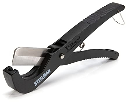 Steelman PVC Pipe Cutter Tool, Cuts 2-inch Tube, Stainless Steel Blade