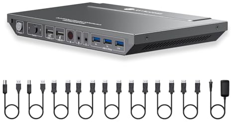 AV Access KVM Switch 2 PC 2 Monitore DisplayPort 8K@60Hz 4K@165hz/144hz, DP KVM Switch Displayport Dual Monitors mit USB 3.0 Ports, Audio Out IR Remote, mit allen Kabel