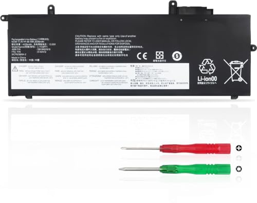 KXRSII L17C6P71 Laptop Battery for Lenovo ThinkPad X280 A285 20KF 20KE 20MW 20MX L17L6P71 L17M6P71 L17M6P72 L17C6P72 01AV470 01AV471 01AV472 01AV484 01AV485 SB10K97617 SB10K97618 48Wh