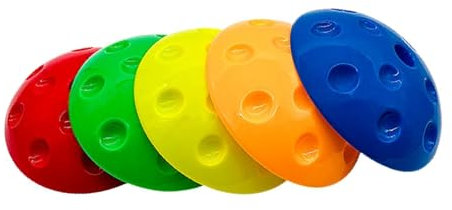 Baoblaze 5 Pieces Balance Stepping Stones Kids Balance River Stones Sensory Toy Stackable Children Balance Blocks Colorful Balance Training Toy Garden Toys for Obstacle Course Indoor Outdoor Play