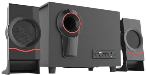 AYCDL Enceinte multimédia Home Cinéma Enceinte de Bureau Subwoofer Connexion 3,5 mm pour Ordinateur Portable