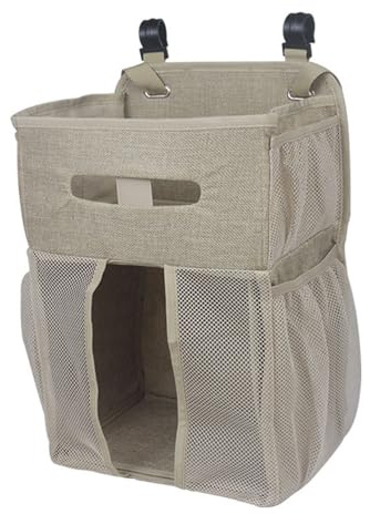 Baby Bed Diaper Bag Newborn Bedside Hanging Pouch Kindergarten Toy Milk Bottle Underpants Organiser Storage Case Toy Storage Bag Baby Room Organizers Hanging Toy Bag Baby Diaper Pouch Milk and