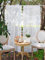 Devola Spitze Gardinen Weiß Vorhang Transparent Blumen Küchengardinen Landhausstil Scheibengardinen Lang Balkontür Fenstergardinen für Wohnzimmer HxB 200x140cm 1 Stück